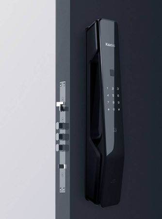 Электронный биометрический замок Kaadas KX-T Black, врезной