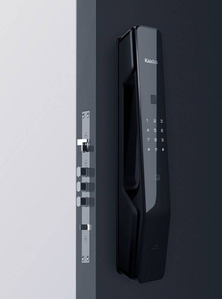 Электронный биометрический замок Kaadas KX-T Black, врезной