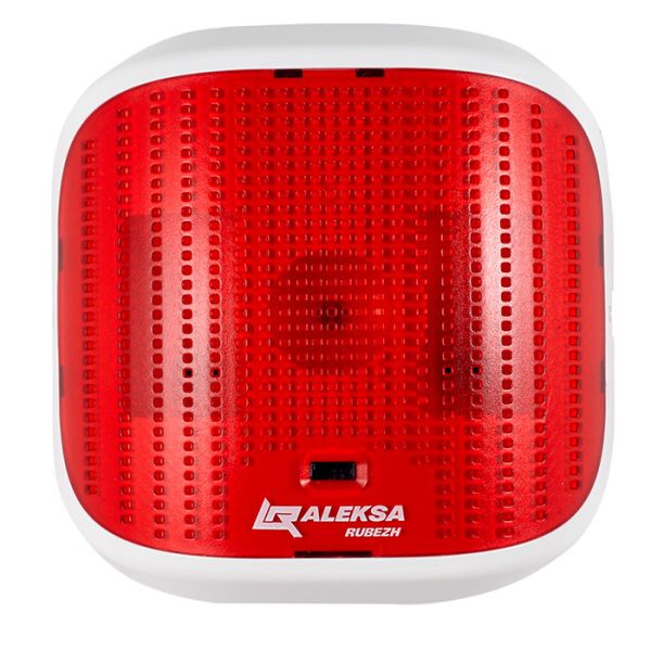 Оповещатель Рубеж ОПКП2б-8 ALEKSA охранно-пожарный свето-звуковой радиоканальный
