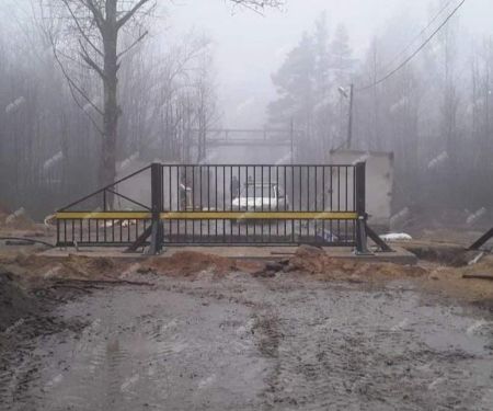 Противотаранные откатные ворота AR-GO Ферум ПВ О 4500М.4С, высота 2500 м