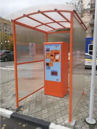 Навес для терминалов оплаты Интемс 1500х1500 мм (тип 5)