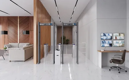 Арочный металлодетектор Блокпост PC Vx 1800 (18/12/6), IP65, с видеонаблюдением Арочный металлодетектор Блокпост PC Vx 1800 (18/12/6), IP65, с видеонаблюдением