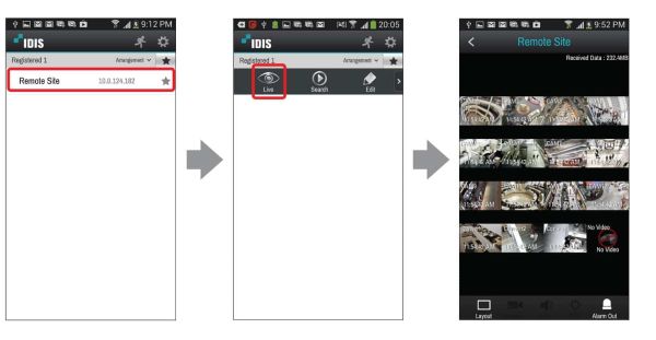Мобильное приложение для IP-видеонаблюдения IDIS Mobile Мобильное приложение для IP-видеонаблюдения IDIS Mobile