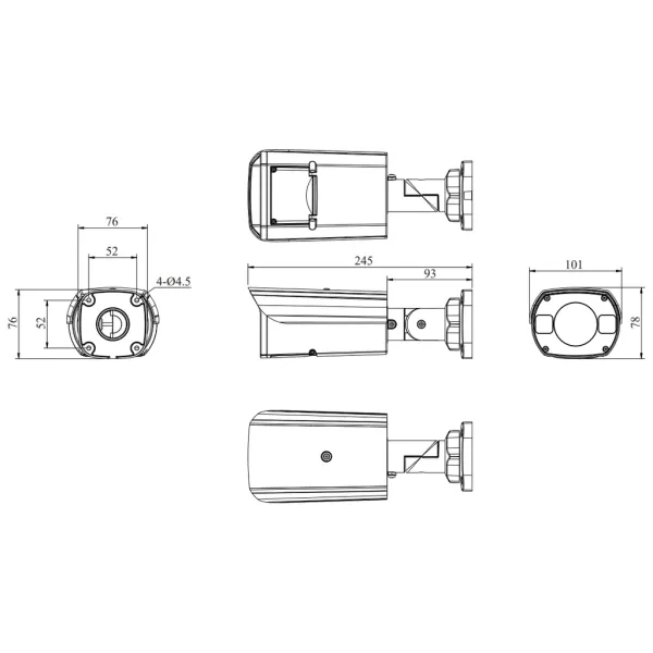 IP-видеокамера 2Мп RVi-2NCT2479 (2.7-13.5) white с моторизованным объективом