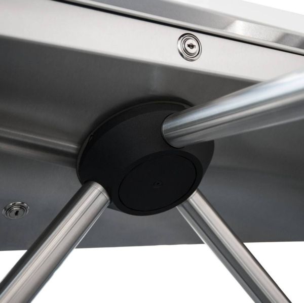 Турникет-трипод тумбовый PERCo-TB01.1 из нержавеющей стали (с планками)