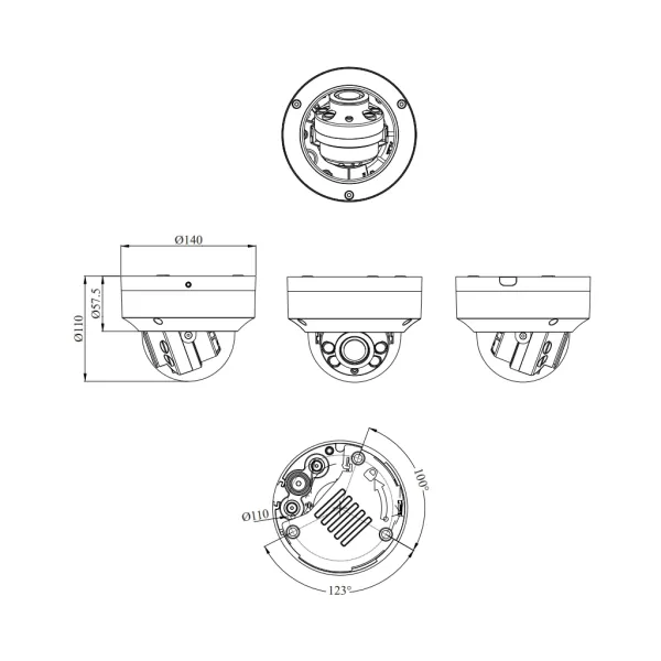 IP-видеокамера 5Мп RVi-2NCD5369 (2.7-13.5)
