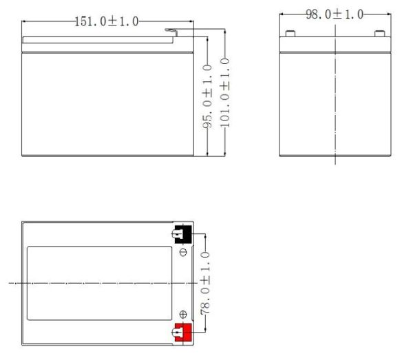 Аккумулятор Etalon VISION CP12120 (12В 12 А∙ч)