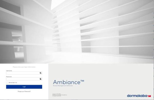 Программное обеспечение dormakaba Ambiance