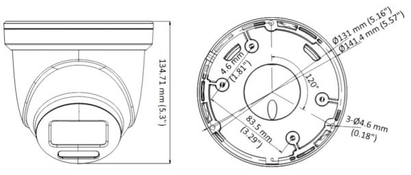 Уличная HD-TVI видеокамера 2Мп HikVision ColorVu DS-2CE79DF8T-AZE (2.8-12 мм) с технологией PoC