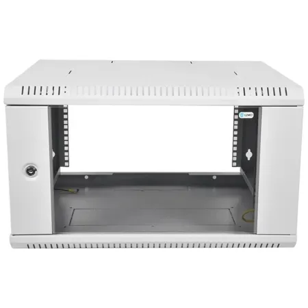 Шкаф телекоммуникационный ШРН-Э-12.350 настенный сварной 9U (600×350) съёмные стенки, дверь стекло