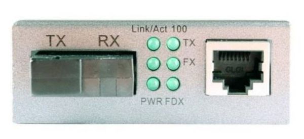 Оптический медиаконвертер Ethernet Osnovo OMC-100-11S5b до 20 км