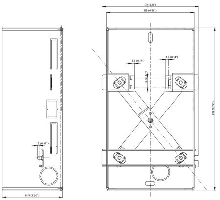 Утапливаемое крепление (2N9151001) для домофонов 2N IP Force/Safety