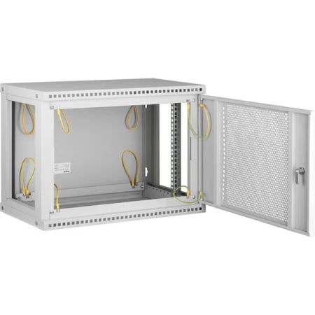 Шкаф 19" TLK TWI-126045-R-P-GY, 12U, настенный, разборный