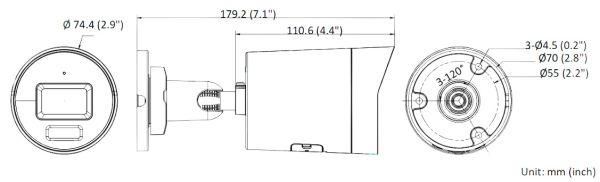 Уличная IP-камера Hikvision DS-2CD2023G2-IU(D) (2.8 мм) с технологией AcuSense