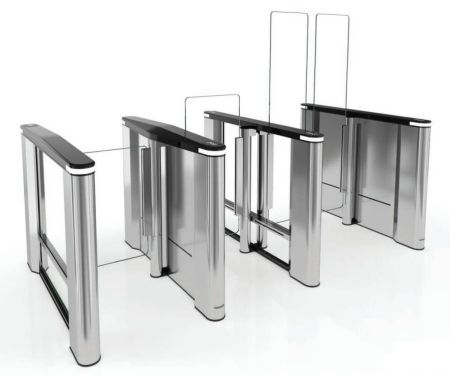 Центральный модуль скоростного распашного турникета Cominfo EasyGate Elite-M-2W