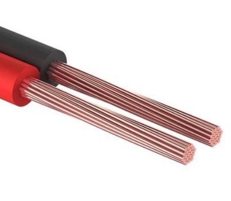 Шнур соединительный для видео/аудиосистем Rexant ШВПМ 2х0,35 мм