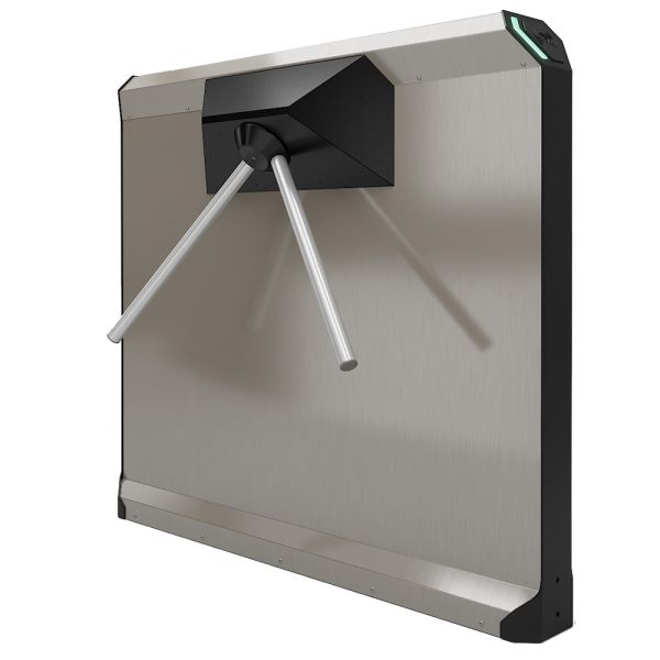 Турникет-дуопод моторизованный тумбовый Rusgate Premier P2-M v.1 (с автоматическими планками Антипаника)