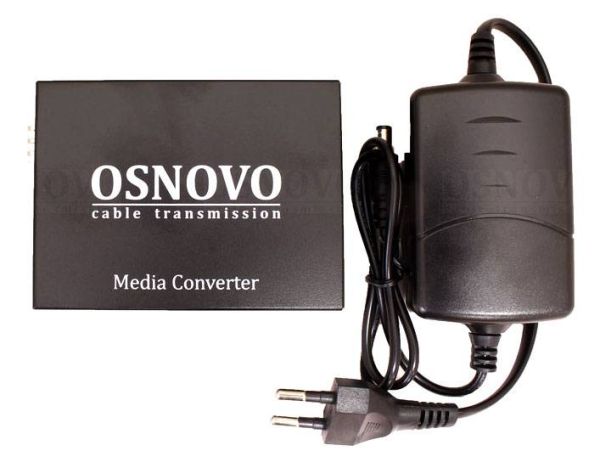Оптический медиаконвертер Gigabit Ethernet Osnovo OMC-1000-11X