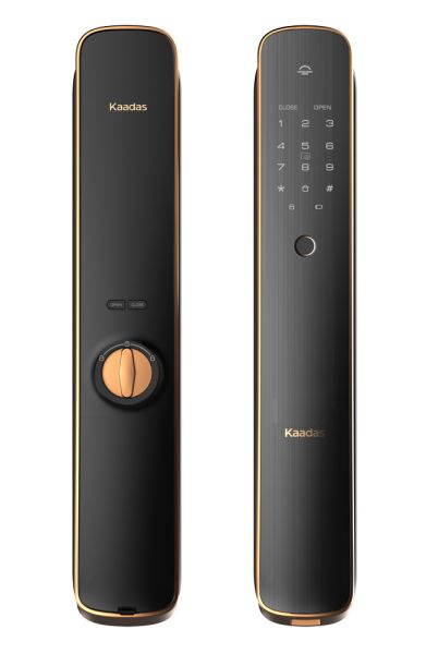 Электронный биометрический замок Kaadas K13W Gold, врезной