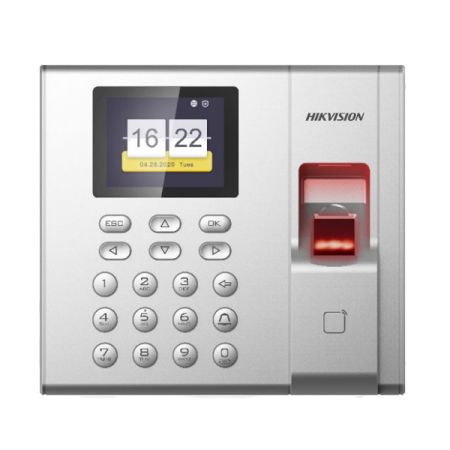 Биометрический сетевой контроллер HikVision DS-K1T8003EF со считывателем отпечатков пальцев и карт EM