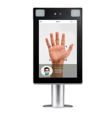 Антивандальный уличный терминал распознавания лиц ZKTeco ProFaceX[CH/P], вен ладони и карт EM-Marine