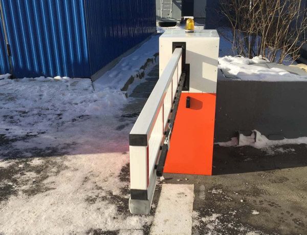 Антивандальный шлагбаум откатного типа Деталсис ШАО-3500N (RB400)