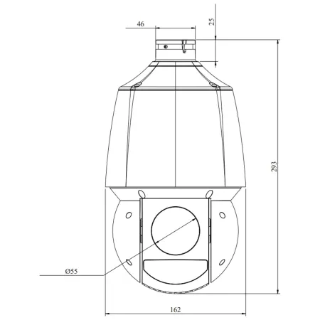 PTZ-видеокамера 2Мп RVi-2NCZ24716 (5-80) скоростная поворотная с обогревателем