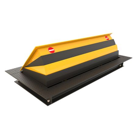 Блокиратор дорожный гидравлический TRB 600 SHALLOW (TRB-50P60-2p-SHLW) с двумя гидроцилиндрами, длина 5000 мм