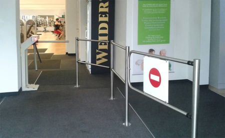 Турникет-трипод PERCo-T-5 из окрашенной стали (с планками)