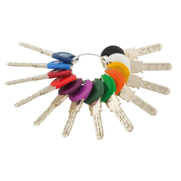 Евроцилиндр dormakaba expert plus, ключ-вертушка, никель, 5 ключей