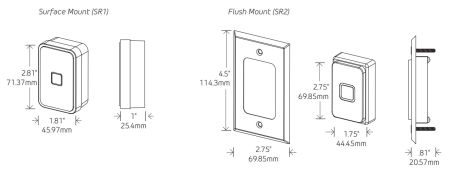 Бесконтактный RFID считыватель dormakaba Saflok SR1 BLE (CSR1-RC012NC000SC/SC)