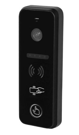 Вызывная панель видеодомофона TANTOS iPanel 2 WG EM HD (черный) со встроенным контроллером и считывателем