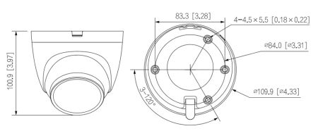 IP-видеокамера уличная 4Мп Dahua DH-IPC-HDW2449TP-S-LED-0280B Full-color с ИИ
