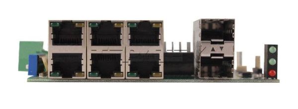 Бескорпусной неуправляемый промышленный PoE коммутатор Osnovo SW-50602/I-P на 8 портов