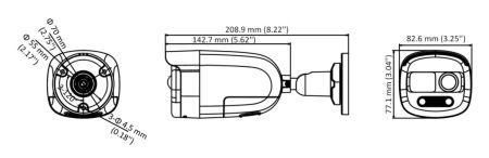 Уличная HD-TVI видеокамера 2Мп HikVision ColorVu DS-2CE12DFT-PIRXOF28 (2.8 мм) с сиреной, строблампой и PIR-датчиком