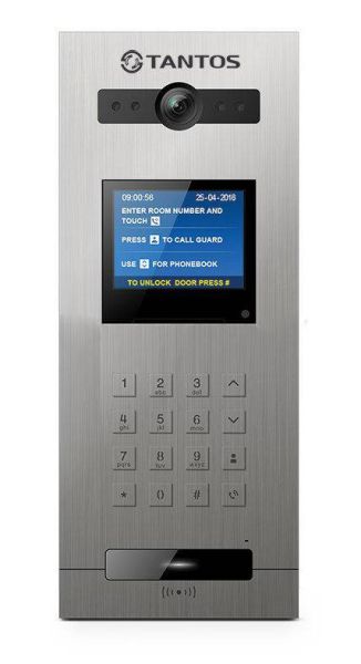 Вызывная IP-панель Tantos EasyBuild с цветным модулем видеокамеры