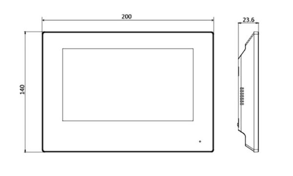 Гибридный IP-видеодомофон с 7″ дисплеем HiWatch VDP-H3212W
