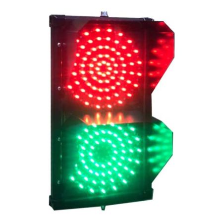 Светофор светодиодный двухсекционный Инфопаркинг ИС-3/24/К, 200 мм, с козырьками