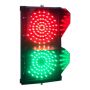 Светофор светодиодный двухсекционный Инфопаркинг ИС-3/24/К, 200 мм, с козырьками