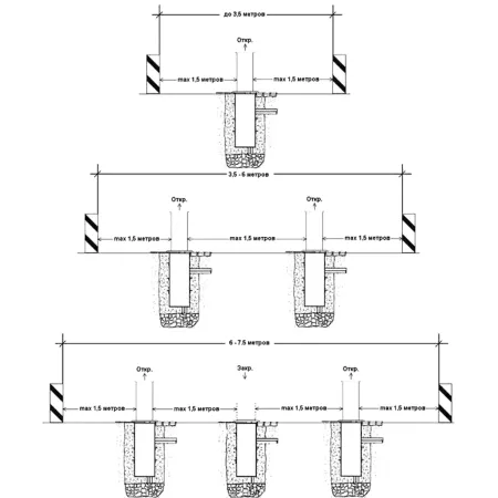Гидравлический боллард Сатурн Конверсия 275-7 мм