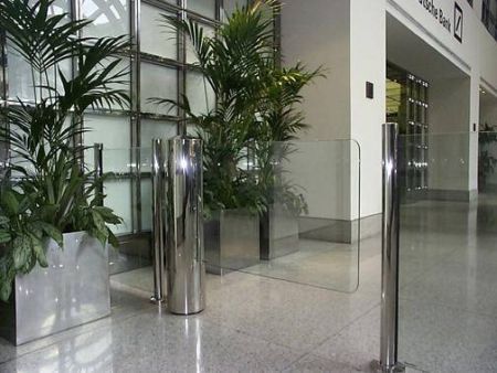 Прямоугольная стеклянная створка Gunnebo 65.5х50 см для турникетов серий GlasStile R/S