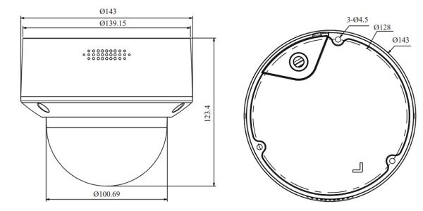 IP-видеокамера 5Мп RVi-1NCD5069 (2.7-13.5) white с вариофокальным объективом