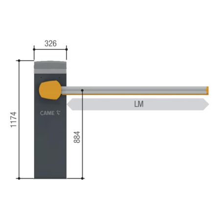 Тумба шлагбаума Came GPX40MGP (803BB-0100)