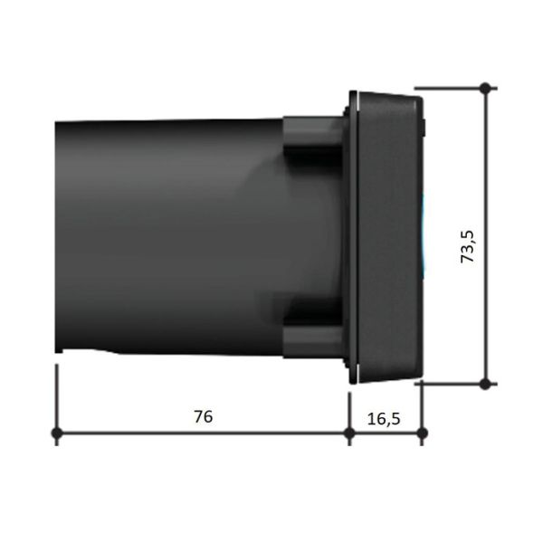 Клавиатура кодонаборная Came SELT2NDG, встраиваемая, с синей подсветкой (806SL-0160)