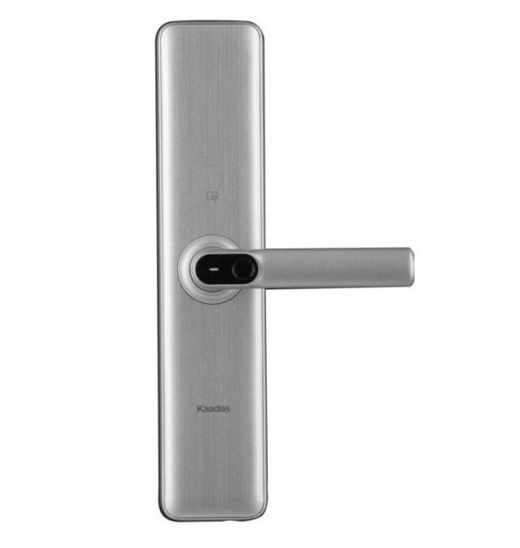 Электронный биометрический замок Kaadas S8 Silver, трехригельный врезной