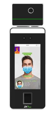 Биометрический считыватель ZKTeco SpeedFace-V5L [TI] с функцией измерения температуры тела
