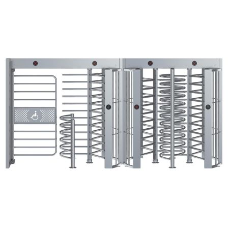 Полноростовой двухпроходной роторный турникет Блокпост Спектр СТ 2