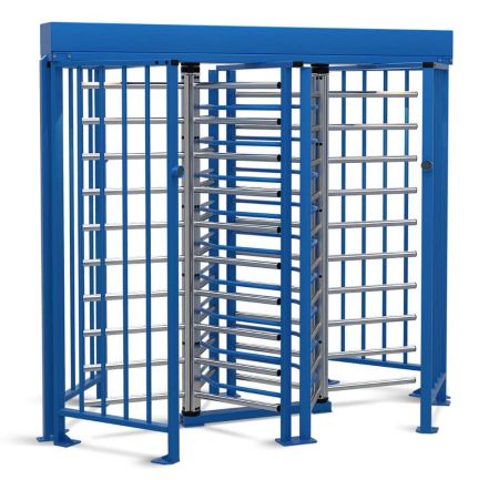 Турникет полноростовой двухпроходной PERCo-RTD-20.2S уличный с электромеханическим приводом