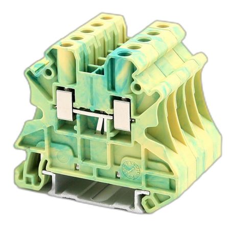 Клемма заземления DKC TUR-4-PE, винтовой зажим, 4 кв.мм