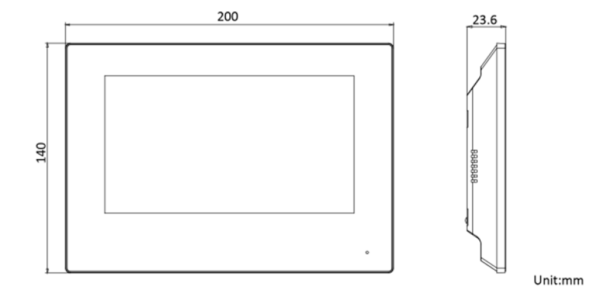 IP-видеодомофон 7″ HiWatch VDP-H2211B с питанием по PoE